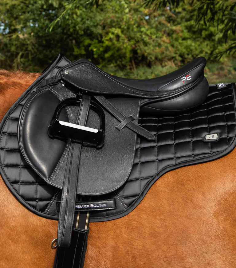 Premier Equine Alberta CC Satin GP/Jump Square Saddle Pad Full