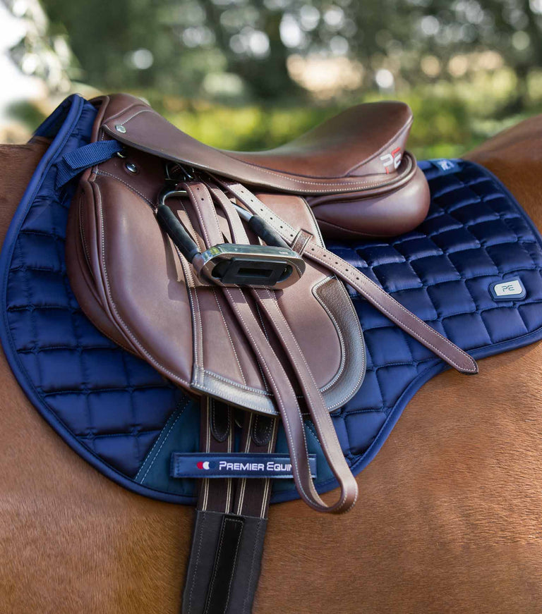 Premier Equine Alberta CC Satin GP/Jump Square Saddle Pad Full