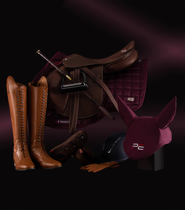 Premier Equine Alberta CC Satin GP/Jump Square Saddle Pad Full