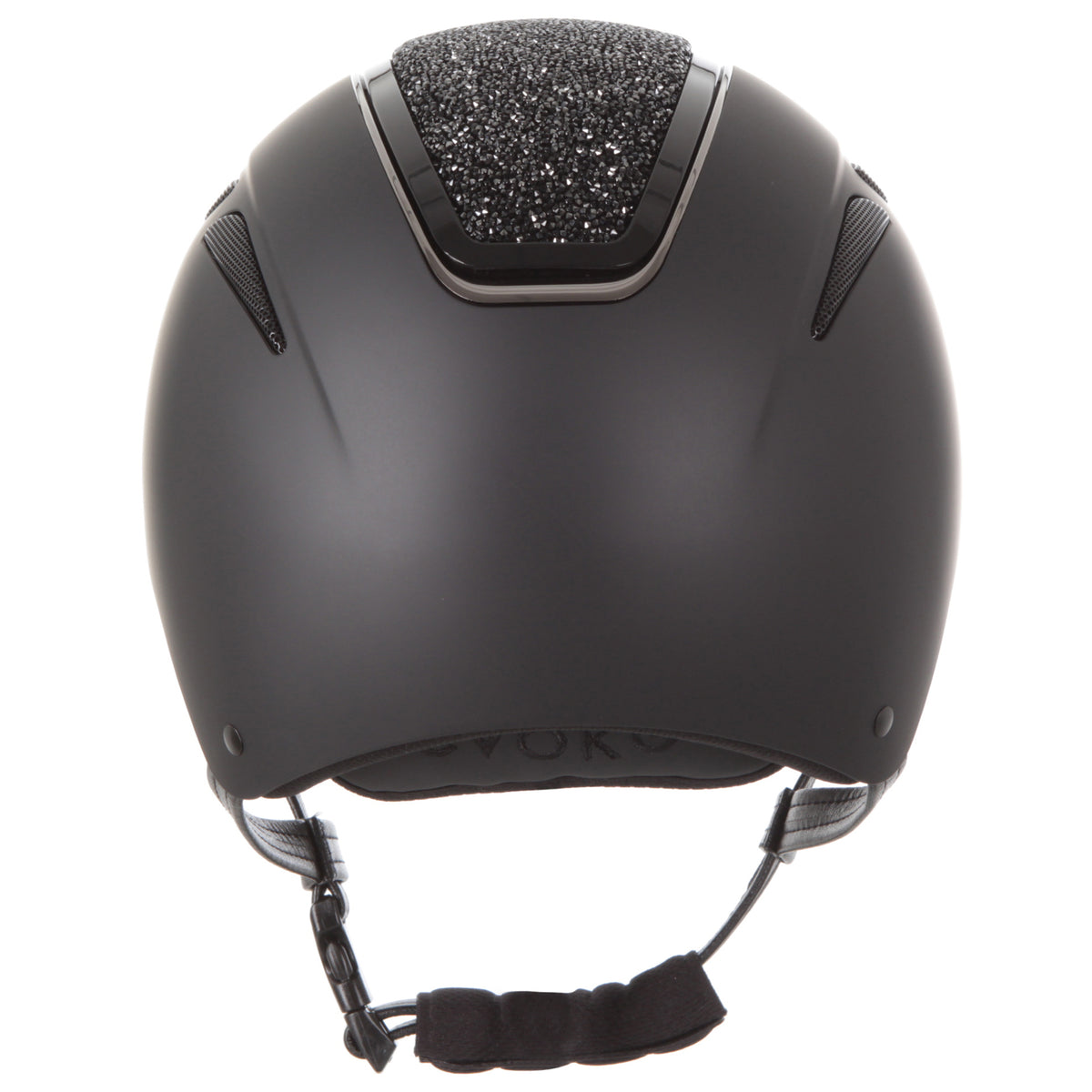 Evoke Callisto Classic Peak Crystal Riding Helmet