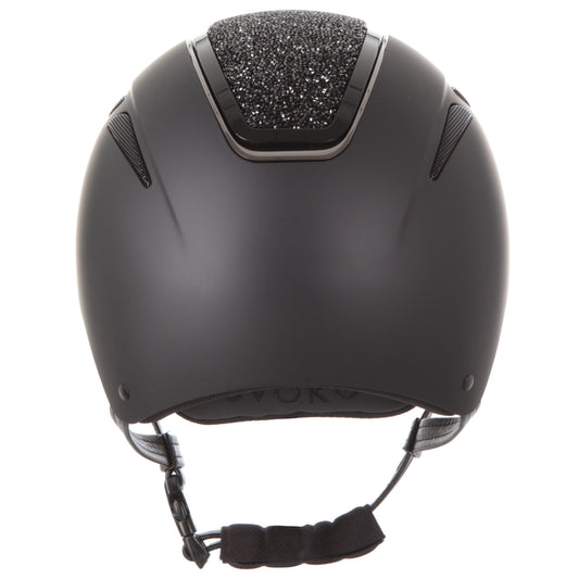 Evoke Callisto Classic Peak Crystal Riding Helmet