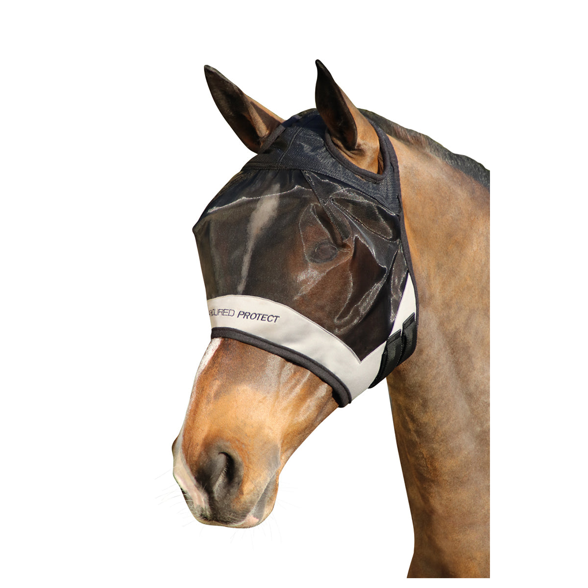 Hy Equestrian Armoured Protect Half Mask without Ears Pony