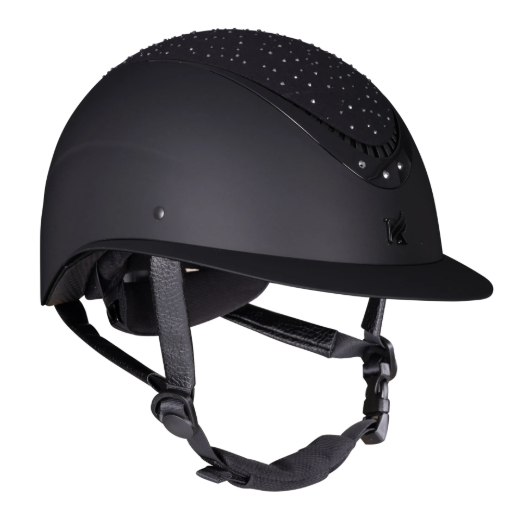 Karben Viola Ellipse Wide Peak Riding Hat Black