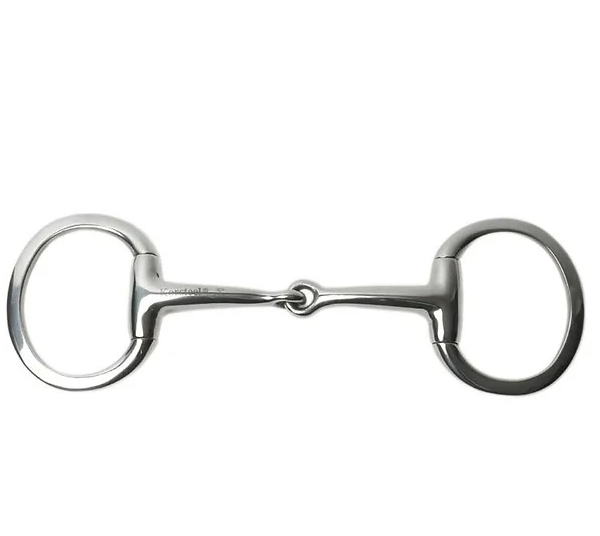 JP Korsteel Stainless Steel Jointed Eggbutt Snaffle