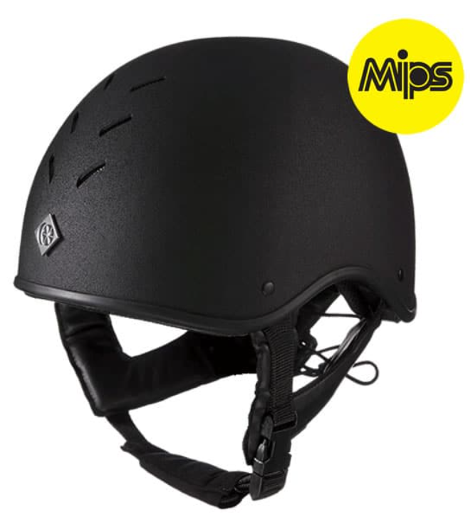 Charles Owen MS1 Pro with MIPS Jockey Skull Black
