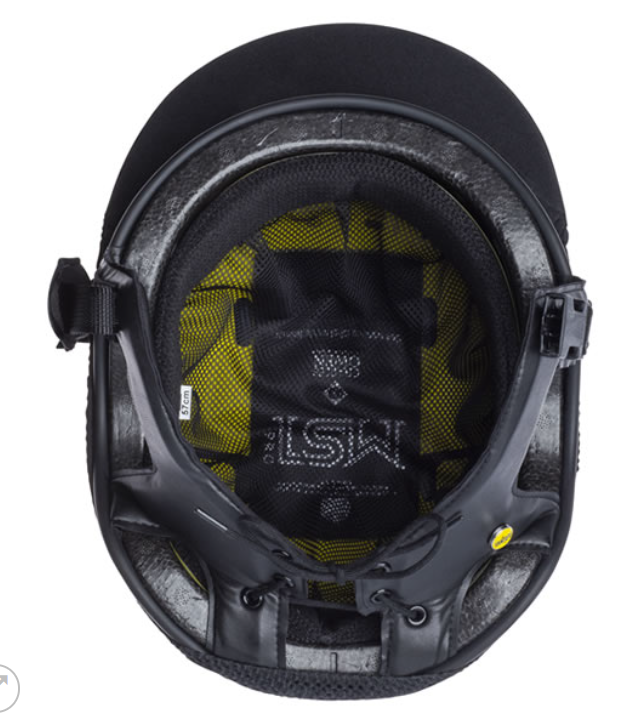 Charles Owen MS1 Pro with MIPS Jockey Skull Black