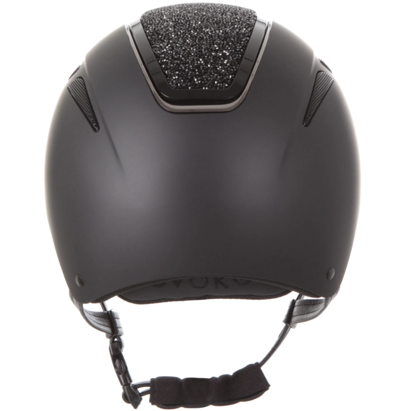Evoke Callisto Classic Peak Crystal Riding Helmet