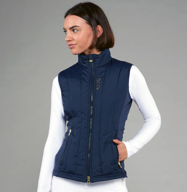 Toggi Leighton Womens Hybrid Gilet Navy