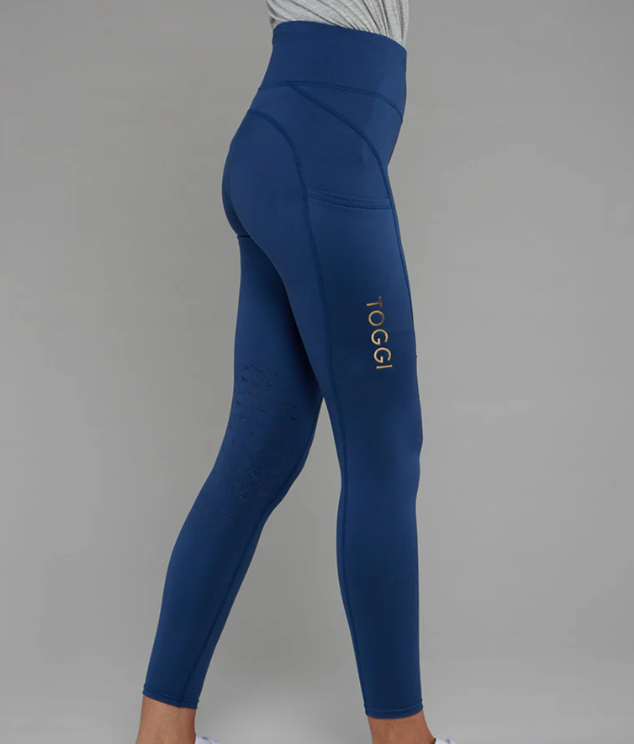 Toggi Sculptor Curzon Womens Riding Tights Deep Blue