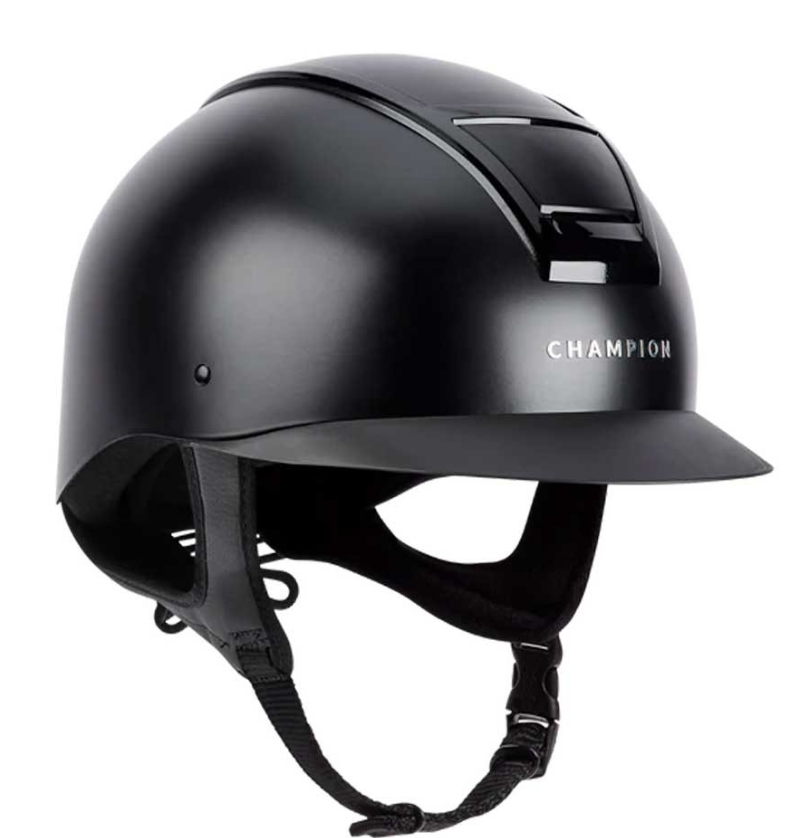 Champion Insight Peaked Helmet Black Gloss