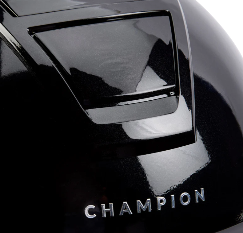 Champion Insight Peaked Helmet Black Gloss