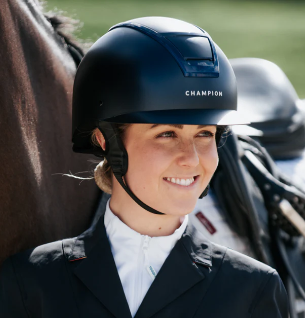 Champion Insight Peaked Helmet Black Gloss