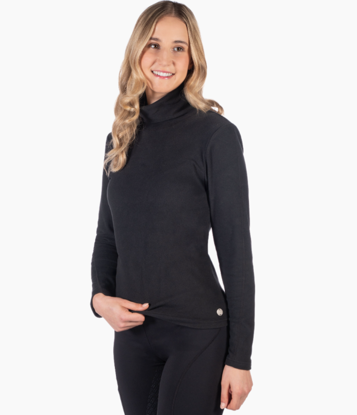 HKM Eva Turtle Neck Shirt Black