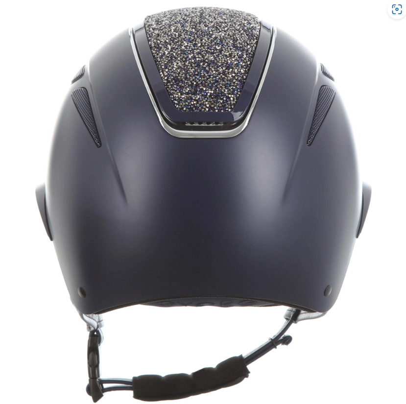 Evoke Callisto Wide Peak Crystal Riding Helmet