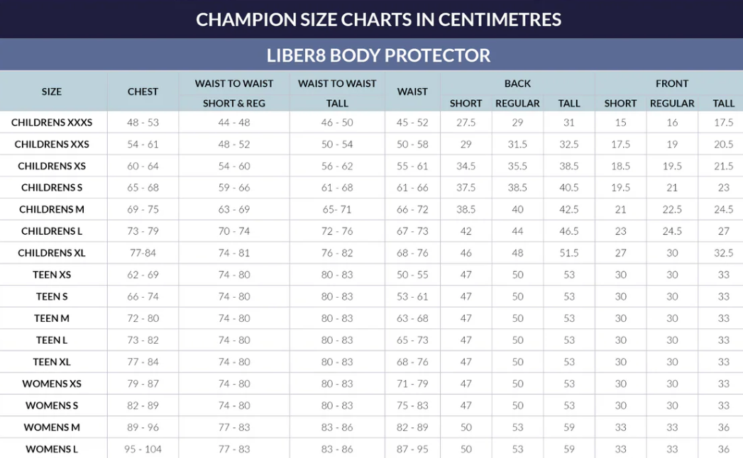 Champion Liber8 Body Protector