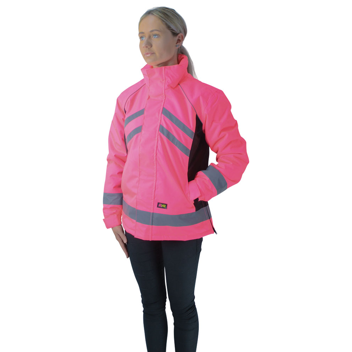 Hy Viz Waterproof Riding Jacket Pink