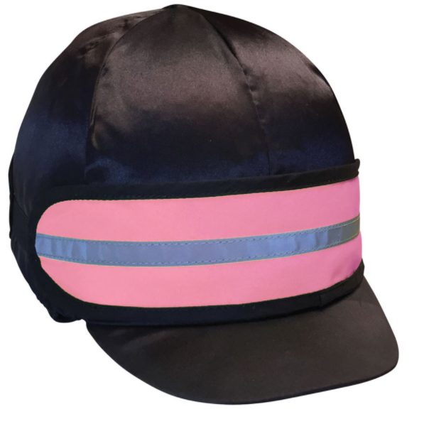 Hy Viz Reflector Elasticated Hat Band in Pink