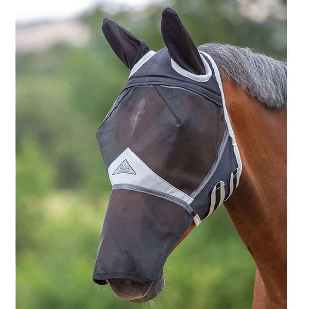 SHIRES Fine Mesh Fly Mask with Ears and Nose