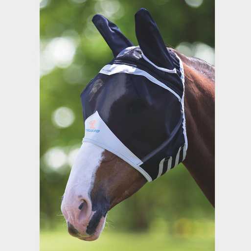 Shires FlyGuard Pro Fine Mesh Fly Mask with Ears Pony