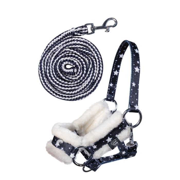 HKM Hobby Horse Headcollar and Lead Rope