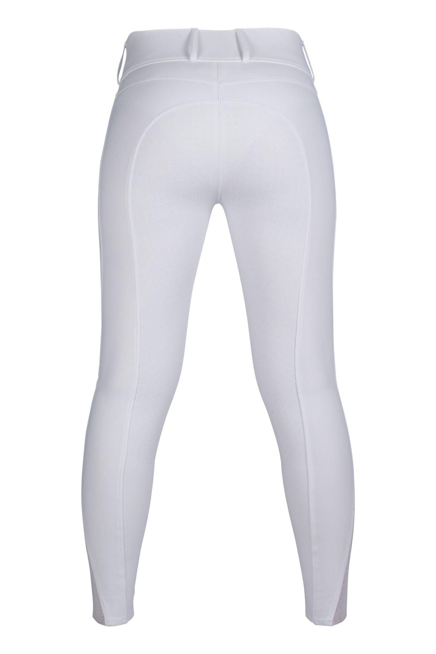 Lisa White Silicone Full Seat Riding Leggings