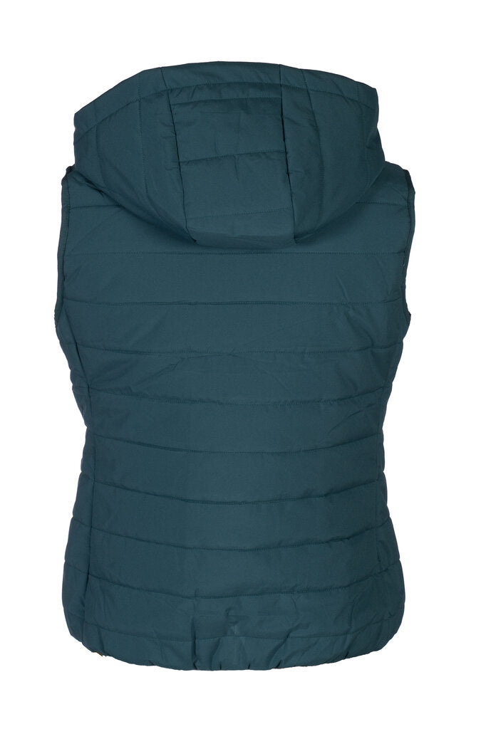 HKM Heated Gilet Vest Petrol