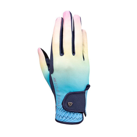 Hy Equestrian Ombre Riding Gloves Child