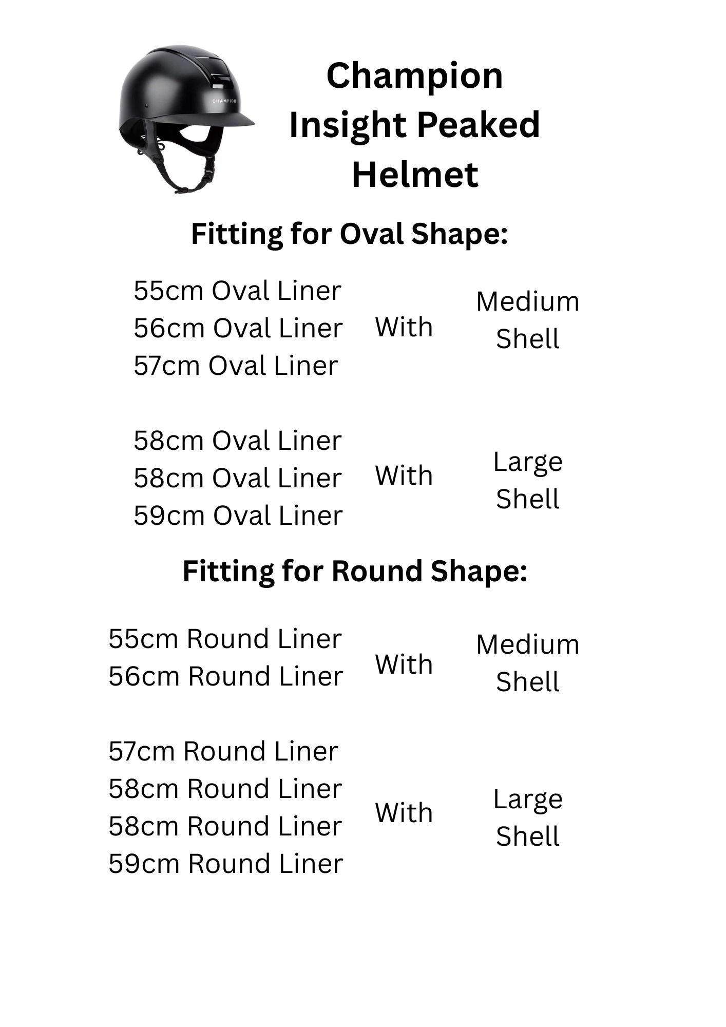 Champion Insight Peaked Helmet Black Gloss