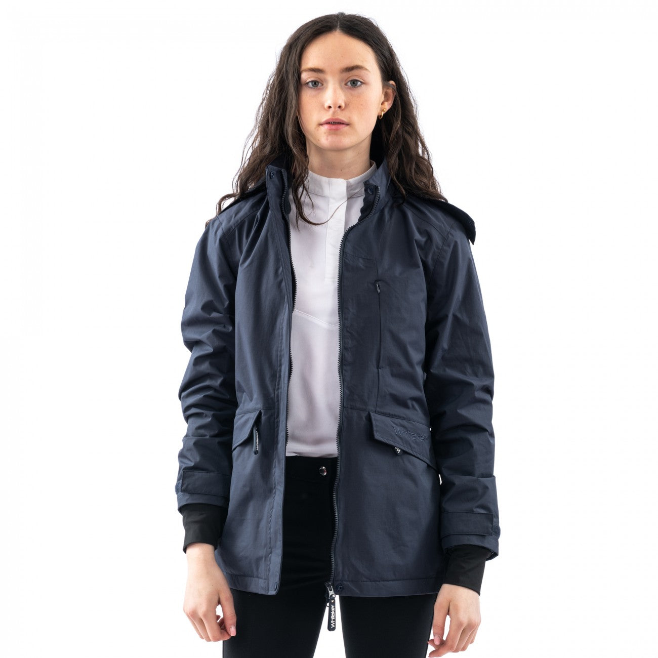 John Whitaker Westerdale Waterproof and Windproof Coat Navy