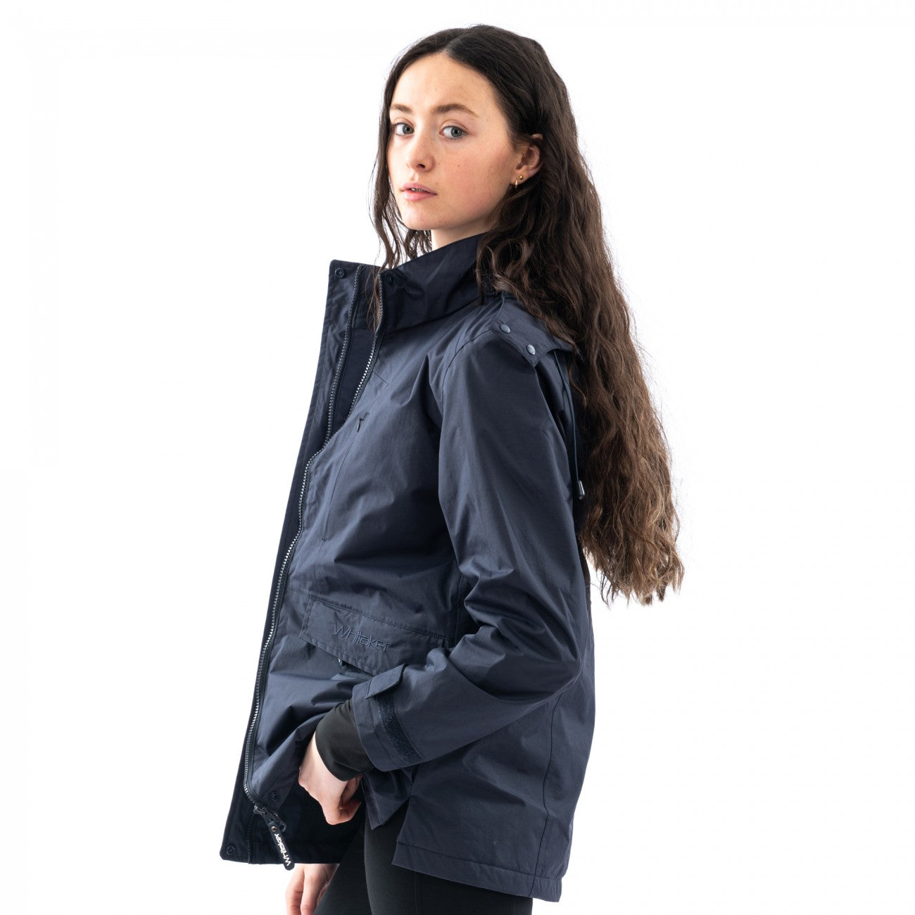 John Whitaker Westerdale Waterproof and Windproof Coat Navy