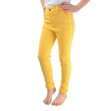 Hy Equestrian Childrens Melton Jodhpurs Canary