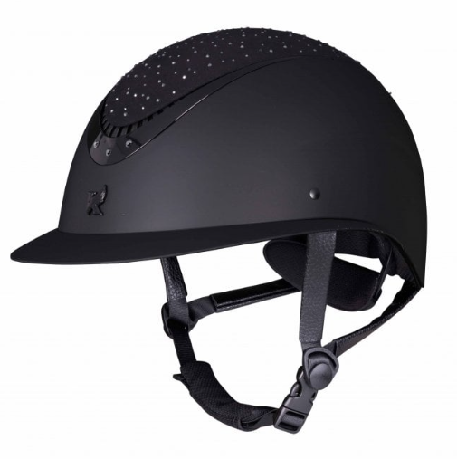 Karben Viola Ellipse Wide Peak Riding Hat Black