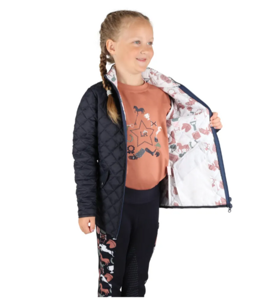 Pony Passion Quilted Jacket by Little Rider