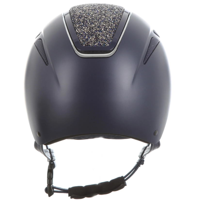 Evoke Callisto Classic Peak Crystal Riding Helmet