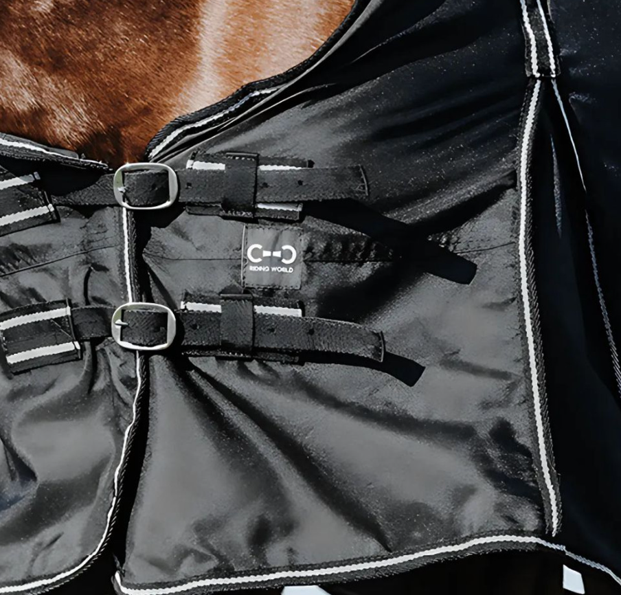 Riding World Polar Fleece Lining Oxford horse turnout rug