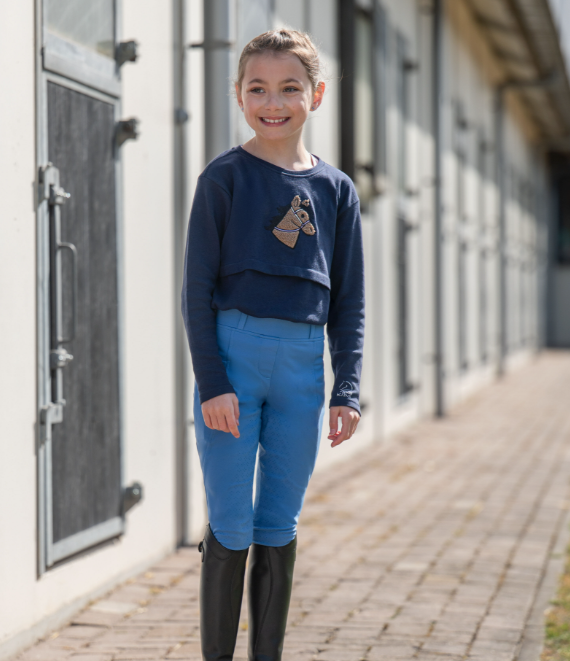 HKM Mia Full Seat Child Riding Leggings
