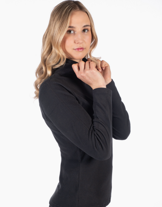 HKM Eva Turtle Neck Shirt Black