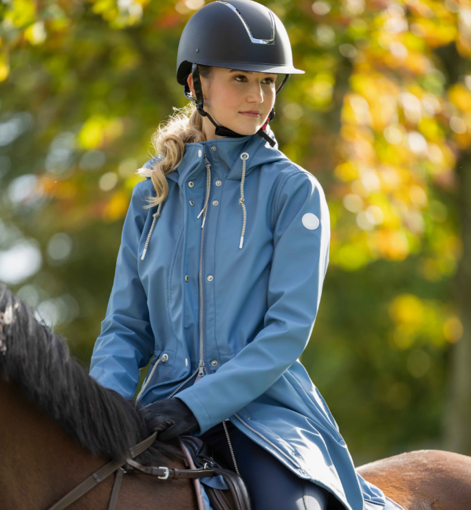 HKM Ohio Riding Jacket Smokey Blue