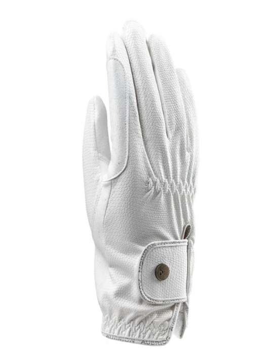 Aubrion Stadium Riding Gloves White