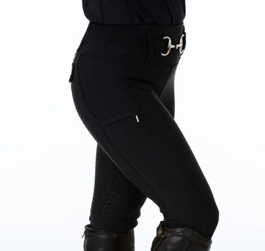 Uhlan Black Full Seat Breggings