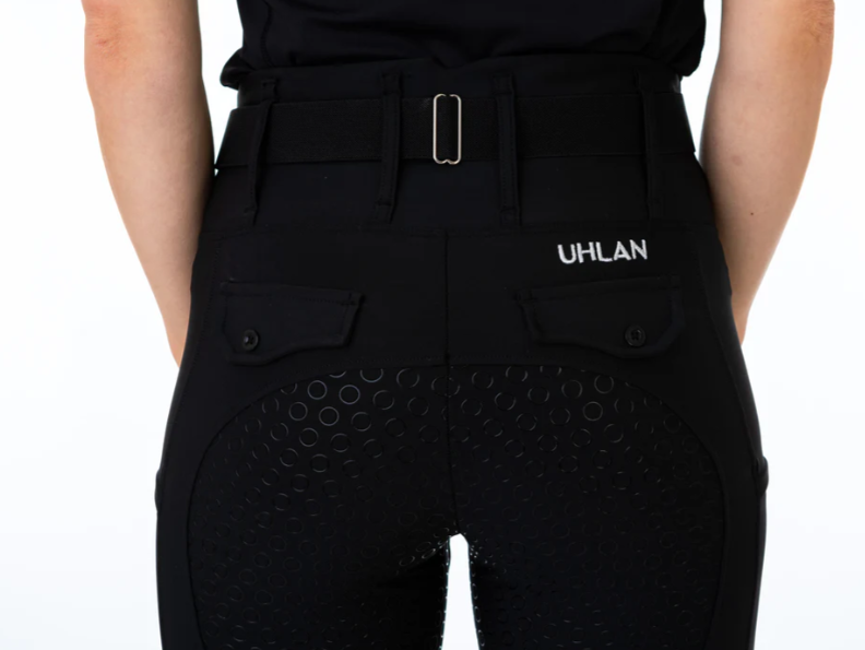 Uhlan Black Full Seat Breggings