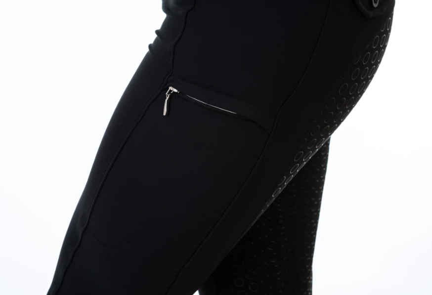 Uhlan Black Full Seat Breggings