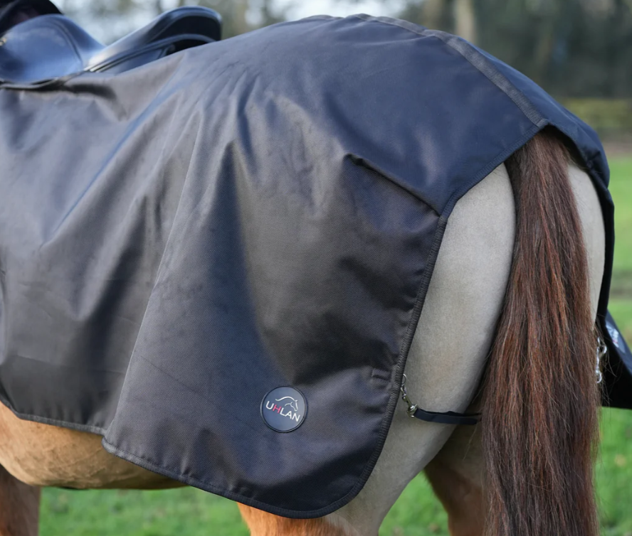 Uhlan Fur Lined Waterproof Exercise Sheet Black