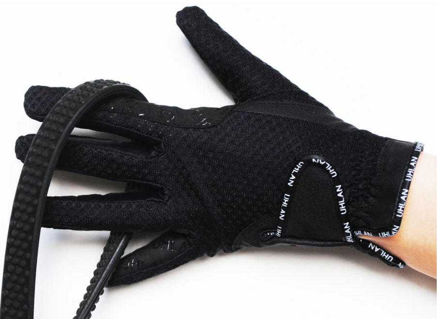 Uhlan Unisex Mesh Grip Horse Riding Gloves