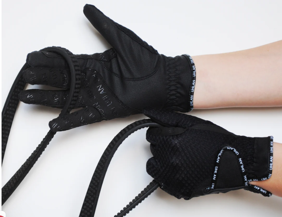 Uhlan Unisex Mesh Grip Horse Riding Gloves