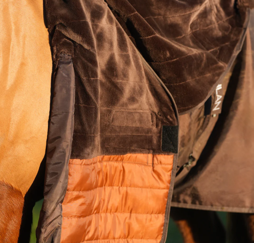 Uhlan Faux Fur Lined Detachable Neck Turnout Rug 1680 Denier