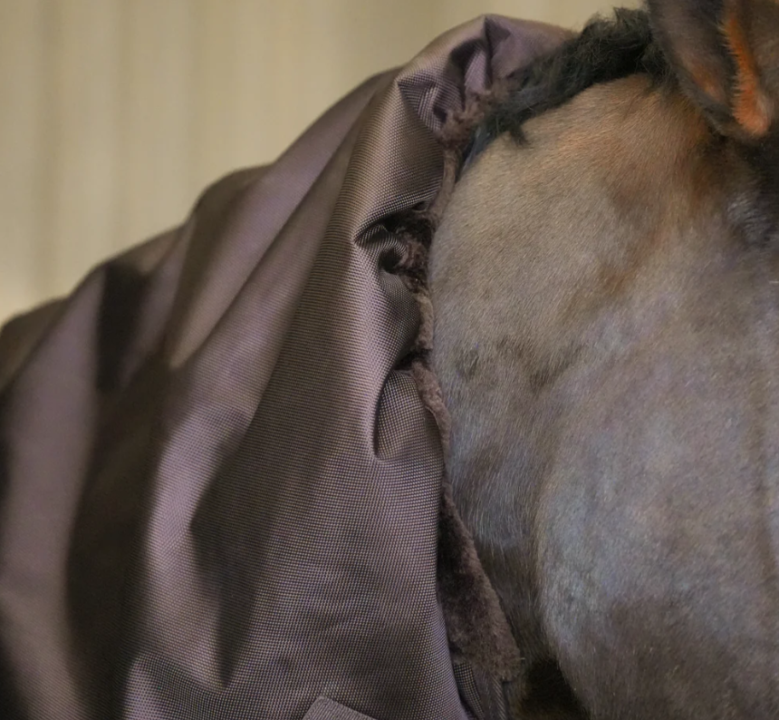 Uhlan Faux Fur Lined Detachable Neck Turnout Rug 1680 Denier