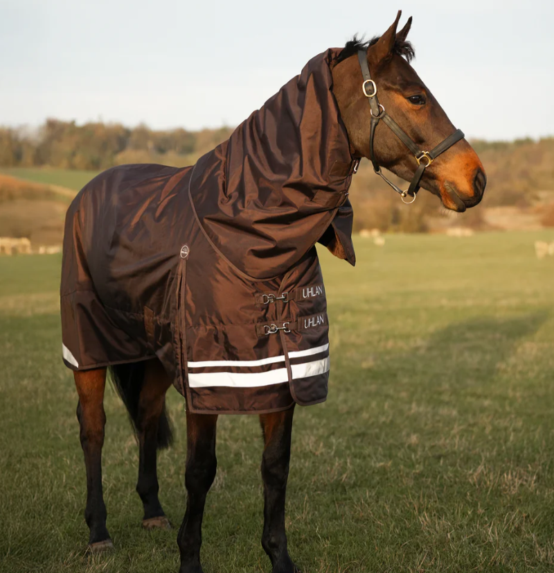 Uhlan Faux Fur Lined Detachable Neck Turnout Rug 1680 Denier