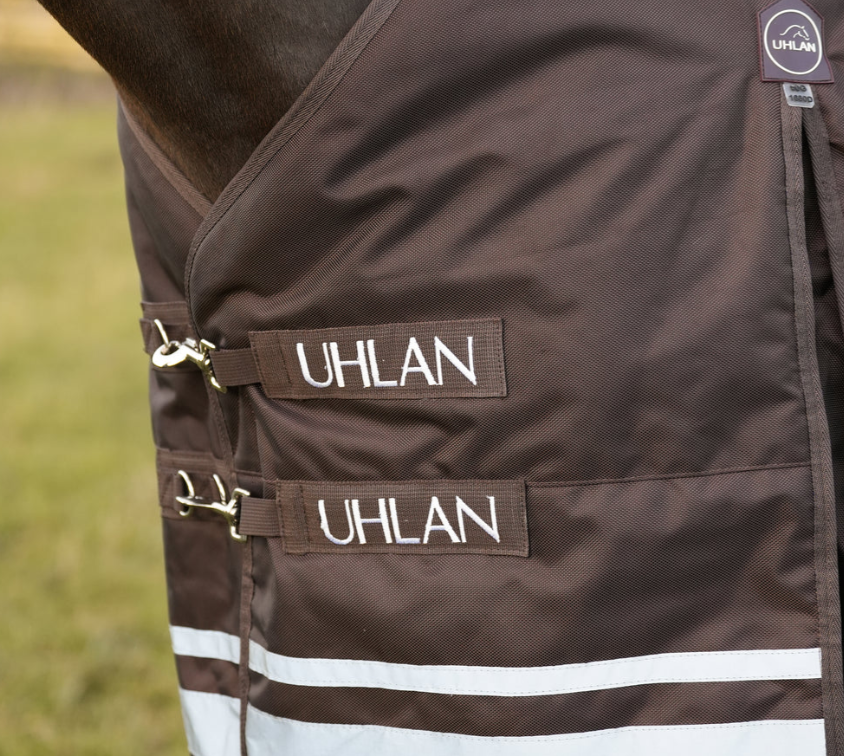 Uhlan Faux Fur Lined Detachable Neck Turnout Rug 1680 Denier