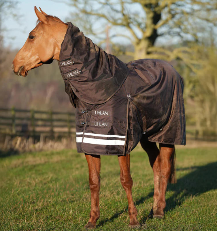 Uhlan Faux Fur Lined Detachable Neck Turnout Rug 1680 Denier